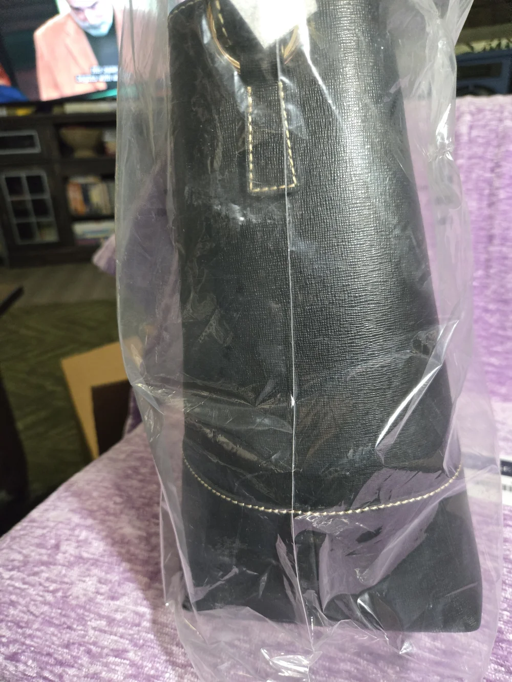 Dooney & Bourke Black Saffiano Leather Chelsea Tote